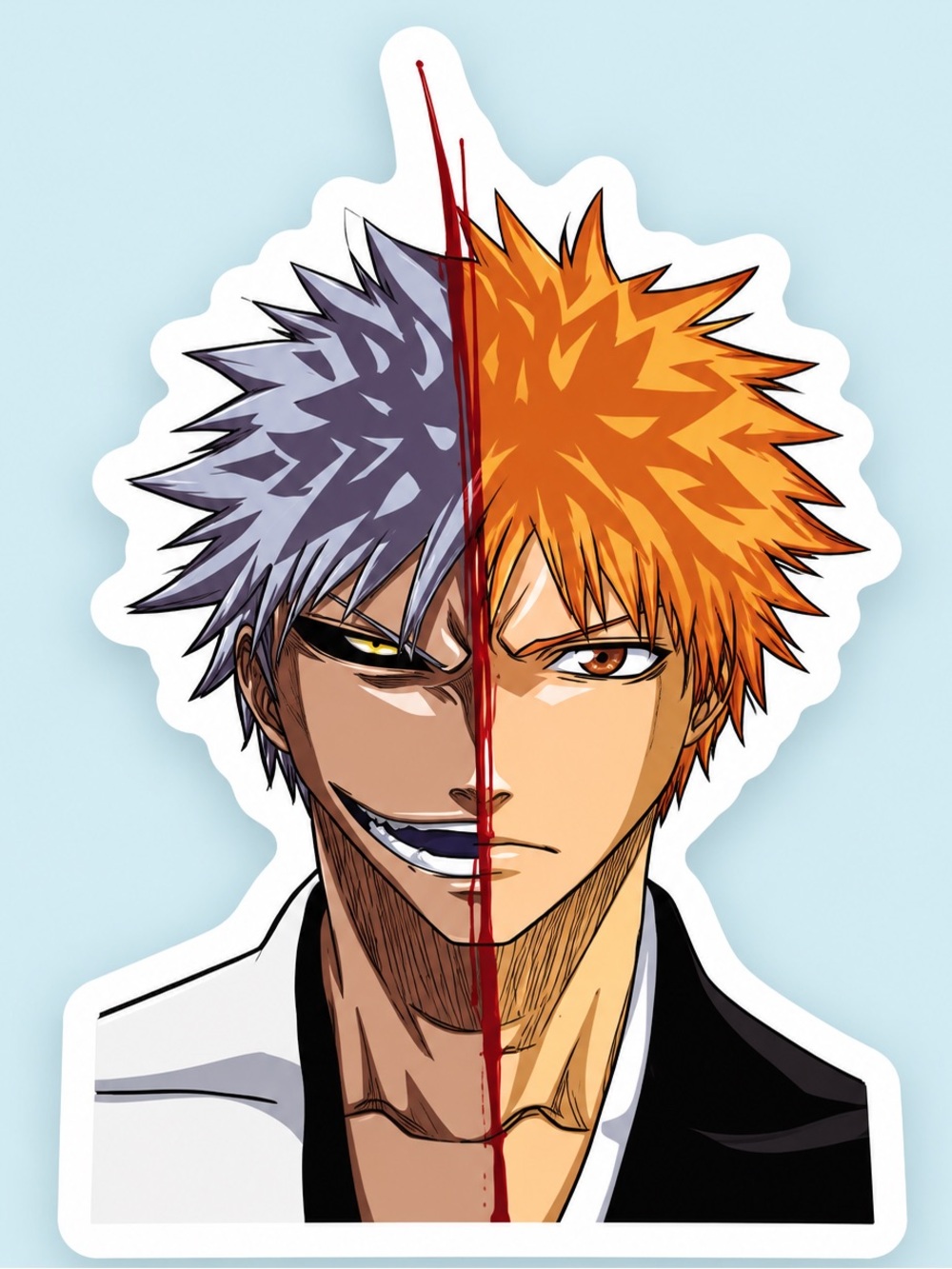 Ichigo Kurosaki Hollow | Bleach | Anime Vinyl Sticker | 5/$10